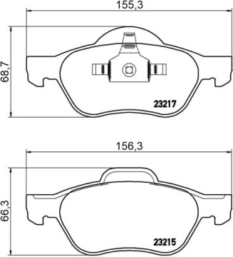 фото thumb №3, Тормозные диски 1729 тормозные колодки renault twingo ii перед 280mm .