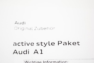 фото thumb №6, Audi a1 8xa allroad active style молдинг nakadka r