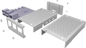 Raspberry Pi 4 8 GB aluminiowa obudowa zasilacz