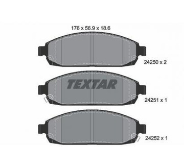 фото thumb №2, Textar гальмівні колодки гальмівні jeep commander/grand18.6mm