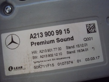 фото thumb №7, Усилитель burmester mercedes e-klasa w213