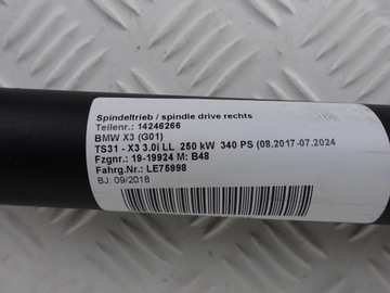 фото thumb №6, Bmw x3 g01 f97 амортизатор телескоп кришки зад комплект