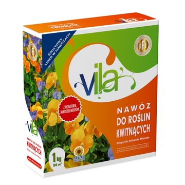 ЦВЕТОЧНОЕ УДОБРЕНИЕ для цветущих растений 1 кг Vila