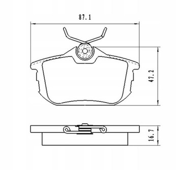 фото thumb №3, Гальмівні диски гальмівні колодки задня mitsubishi carisma space star