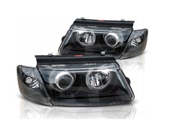 фото thumb №1, Лампы фары vw passat b5 96-00 кольца black fk