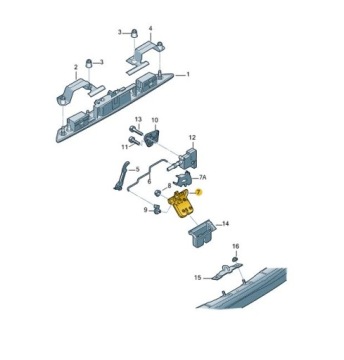 фото thumb №2, Замок багажника кришки задня задній audi a3 8p оригінал aso оригінал