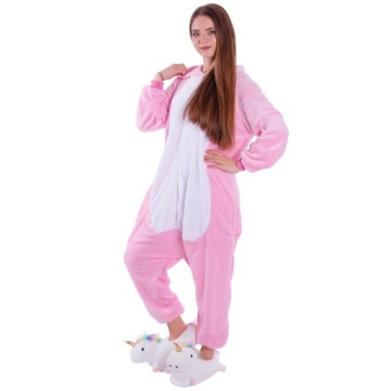 ПИЖАМА С ЕДИНОРОГОМ Кигуруми Комбинезон Kosium Pink S 146-154 см