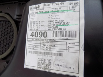 фото thumb №9, 5c6867212a обшивка двері правий задня vw jetta vi