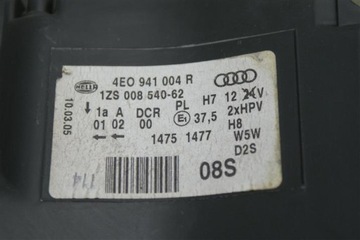 фото thumb №8, Audi a8 s8 4eo рестайлинг. лампы bi-xenon поворотный org.