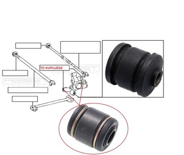 фото thumb №1, Lexus rx 03-08 втулка поворотный кулак зад pływająca