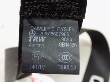 фото thumb №6, Pas bezp натягувач mercedes-benz оригінальний номер a2518607985