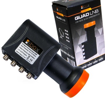 Спутниковый конвертер LNB Quad 4K LIBOX LB0065