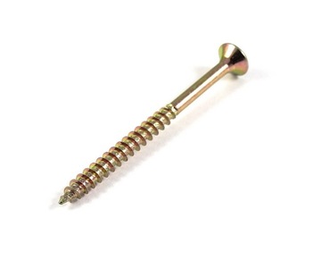 Wkręty hartowane do drewna 6x40 mm 1kg OCYNK złote żółte