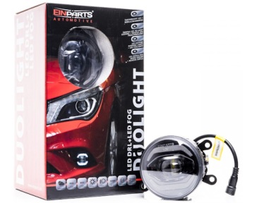 Купить 2w1 drl дневные led + противотуманные фары renault megane 2 3, фото thumb