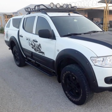 Mitsubishi l 200 2015+ накладка на передня капот Недорого, фото thumb