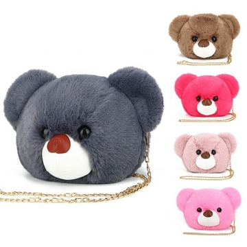 ПУШИСТАЯ СУМКА TEDDY BEDDY BEAR BEAR BAG МЕХОВЫЙ НАСТОЯЩИЙ