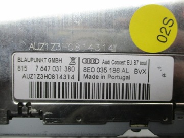 фото thumb №6, Audi a4 b7 радио cd concert 8e0035186al