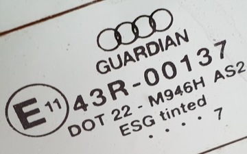 фото thumb №1, Скло задня задня audi a4 sedan оригінал