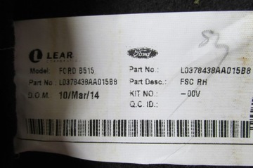 фото thumb №5, Сиденье сиденье перед правое левая кожа ecosport