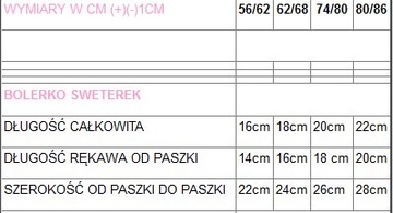 ФЛИС BALLERO БЕЛЫЙ РОЗОВЫЙ КРЕЩЕНИЕ 80 / 86