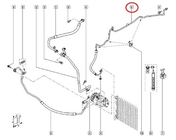 фото thumb №10, Шланг кондиціонера renault master movano 2.3 dci конденсатор випарник