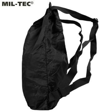 Водонепроницаемый складной рюкзак Mil-Tec Roll-Up - черный