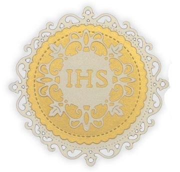 СКРАПКИ Принимающая сторона Святого Причастия IHS