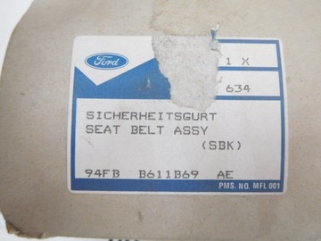 фото thumb №7, Pas безпеки лівий задня ford fiesta 1107634