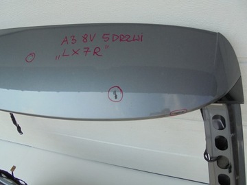 фото thumb №7, Audi a3 8v 5 двері lx7r кришка багажника багажника 2012-2019