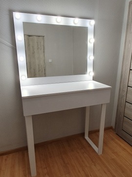 Toaletka hollywood do wizażu makijazu make up 100