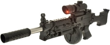 ШАРОВАЯ ВИНТОВКА M240 B ASG ЛАЗЕРНАЯ МЕТАЛЛИЧЕСКИЕ ПОДДЕРЖКИ ДЛЯ НОГ