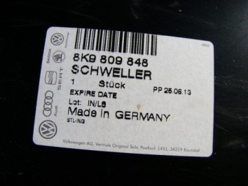 Audi 8k9 b-8 a-4 s-line порог обшивка правое  перед . Киев, фото thumb