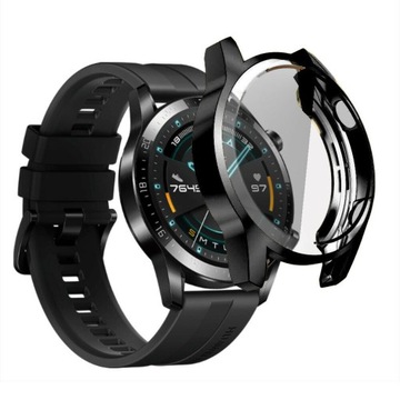 МЕТАЛЛИЧЕСКИЙ СИЛИКОНОВЫЙ КОРПУС ДЛЯ HUAWEI WATCH GT 2