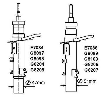 фото thumb №1, Monroe амортизатор перед лівий peugeot 207 06