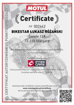 MOTUL FORK OIL EXPERT 10W МАСЛО ДЛЯ АМОРТИЗАТОРОВ 1л
