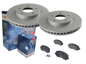 фото thumb №1, Диски + тормозные колодки bosch перед dodge caliber 276mm