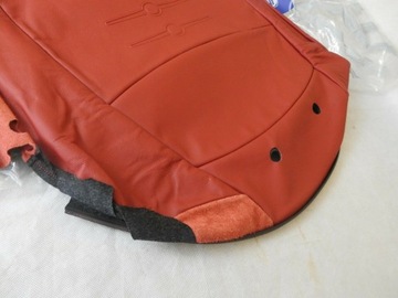 фото thumb №6, Кожа czerwona спинка сиденье левая fiat 500 07-12