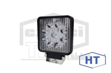 Лампа рабочая led квадратный 110x110x28 9xled 27w Оригинал, фото thumb