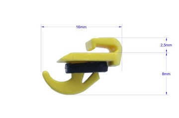 фото thumb №5, Кліпса накладки скло лобове seat leon i toledo ii