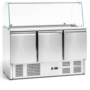FORGAST STÓŁ CHŁODNICZY SAŁATKOWY 3-DRZWI FG07104