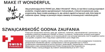 FRANKE COMFORT ORZECH/CHROM DOZOWNIK PŁYNU