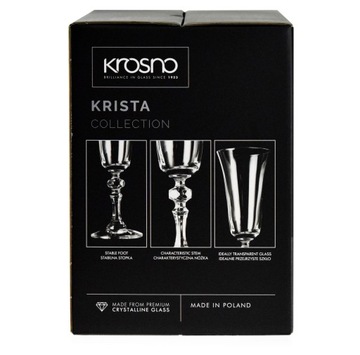 KROSNO Krista Бокалы для игристого шампанского 150мл