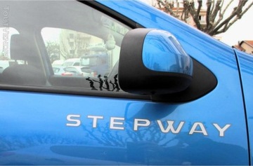 DACIA SANDERO STEPWAY 2шт наклейки 41см x 3,5см