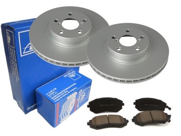 фото thumb №1, Тормозные диски + тормозные колодки ate перед subaru impreza gr gd