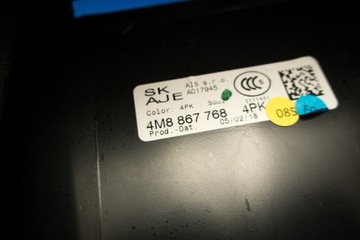 фото thumb №8, Обшивка защита стойка audi q8 4m8 4m8867768 4pk