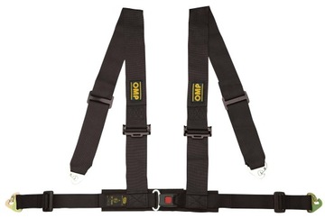 фото thumb №1, Ремені дальні omp racing 4m da508 3-cal чорні ece