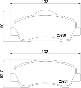 фото thumb №3, Диски 0540 тормозные колодки citroen c-elysee перед полное