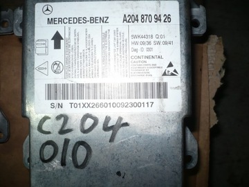 фото thumb №1, Датчик подушка безпеки mercedes w204 c-klasa 2048709426