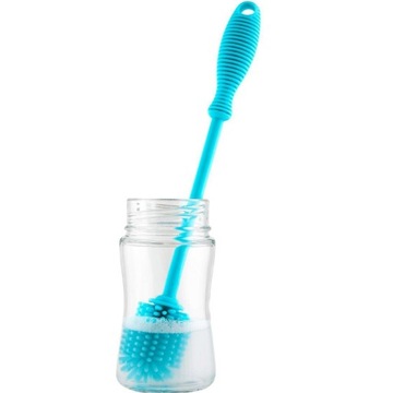 Chicco Силиконовая щетка для мытья бутылочек.