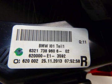 фото thumb №7, Bmw i3 i 3 лампа задняя левая правая